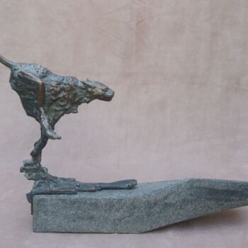 Sculpture intitulée ""Несамовитий"" par Oleg Novaiev, Œuvre d'art originale, Bronze