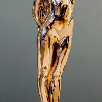 Скульптура под названием "Даная. Золотой дожд…" - Oleg Putilin, Подлинное произведение искусства, Бронза