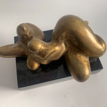 Sculptuur getiteld "Летний сон" door Oleg Putilin, Origineel Kunstwerk, Bronzen