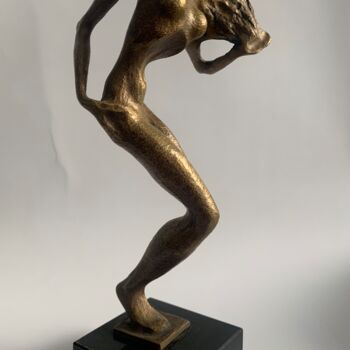 Sculptuur getiteld "Танец" door Oleg Putilin, Origineel Kunstwerk, Bronzen