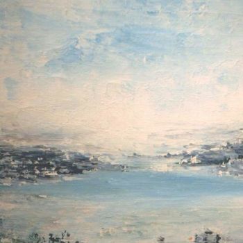 Painting titled "Around of water. Во…" by Oleg Popov I, Original Artwork, Oil