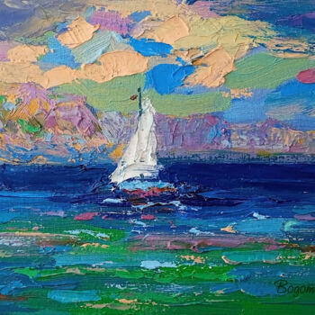 Pittura intitolato "Marine odor" da Oleksandr Bohomazov, Opera d'arte originale, Olio