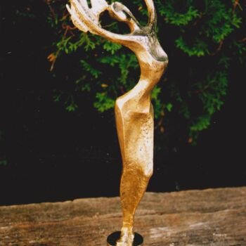 Sculpture intitulée "gymnastics" par Oleksandr Kovalskyi, Œuvre d'art originale, Bronze