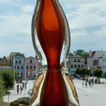 「The form」というタイトルの彫刻 Oleksandr Kovalskyiによって, オリジナルのアートワーク, ガラス