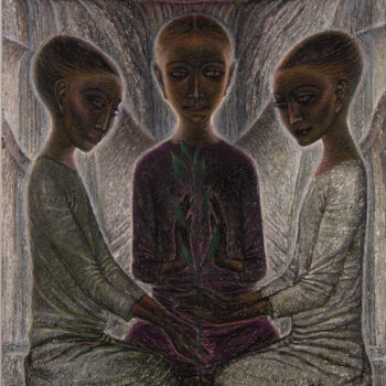 Malarstwo zatytułowany „Trinity” autorstwa Oleksandr Puchkov, Oryginalna praca, Pastel