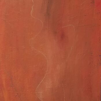 绘画 标题为“Orange number two” 由Oleksyi Zagumnyi, 原创艺术品, 油 安装在木质担架架上