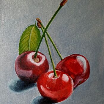 "Cherries: Taste of…" başlıklı Tablo Olena Berest tarafından, Orijinal sanat, Petrol