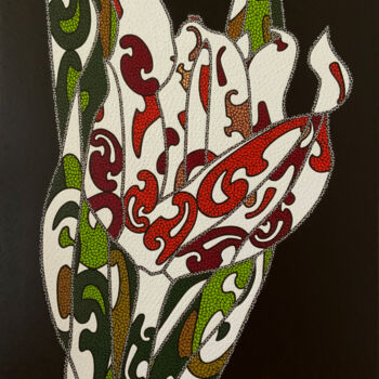 Painting titled "Tulipa" by Olena Bratiychuk Linse, Original Artwork, Oil