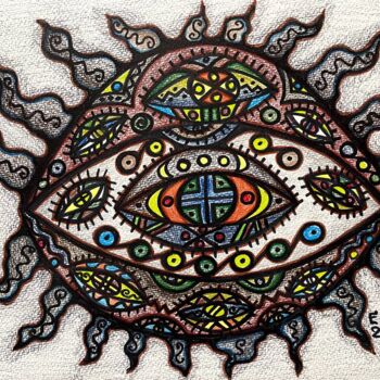 "Eye of the native l…" başlıklı Tablo Olena Kovalenko tarafından, Orijinal sanat, Kalem