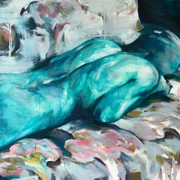 Картина под названием "Dream of the Restle…" - Olena Shtepura, Подлинное произведение искусства, Масло