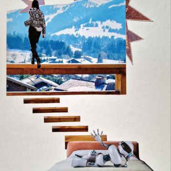 Collages titled "Get up and go for y…" by Olena Yemelianova, Original Artwork, Collages