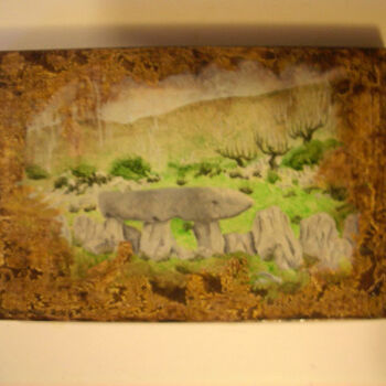 Pintura titulada "Dolmen del Norte" por Oleos Heiko, Obra de arte original