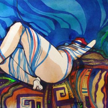 Картина под названием "серия "Аромат Санда…" - Olesya Shiryak-Iordanskaya, Подлинное произведение искусства