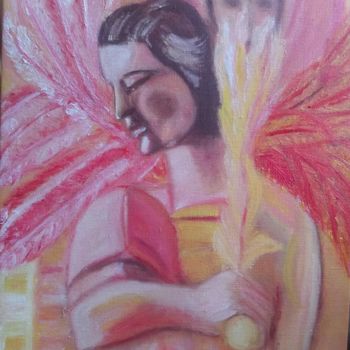 Pintura titulada "angel.jpg" por Olga Bandura, Obra de arte original