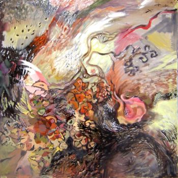 Painting titled "Feeling of late aut…" by Olga Bagina, Original Artwork, Acrylic