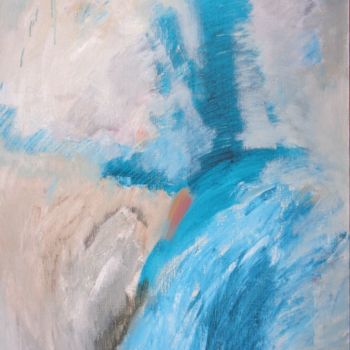 Painting titled "Ocean in.jpg" by Olga Bagina, Original Artwork, Oil