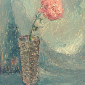 Painting titled "Clove in crystal va…" by Olga Bagina, Original Artwork, Oil