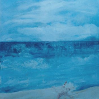 Pittura intitolato ""Estrela do Mar..."" da Olga Beltrão, Opera d'arte originale, Olio