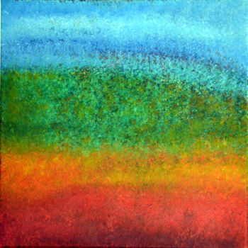 Malerei mit dem Titel ""Life is a Rainbow"" von Olga Buda, Original-Kunstwerk, Acryl
