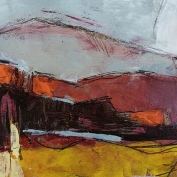 Pittura intitolato "Mini Abstrakt Lands…" da Olga David, Opera d'arte originale, Acrilico