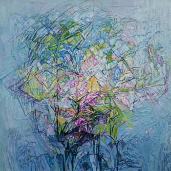 Картина под названием "10 апреля .Весенний…" - Olga Didyk (Mykyta), Подлинное произведение искусства, Масло