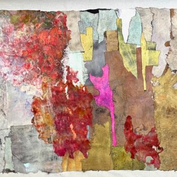 Textile Art titled "Broken Memories #3" by Olga Finkel, Original Artwork, Textile fiber