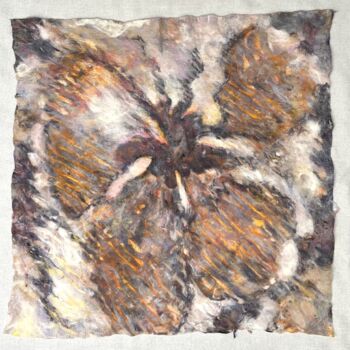 Textielkunst getiteld "In Bloom" door Olga Finkel, Origineel Kunstwerk, Textielvezel