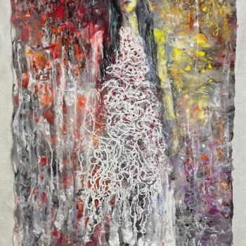 Arte têxtil intitulada "In spotlight" por Olga Finkel, Obras de arte originais, Fibra têxtil