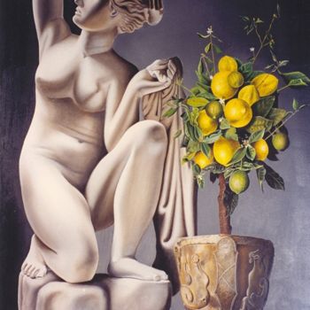 Pittura intitolato "classico-100x80-oli…" da Olga Formisano, Opera d'arte originale