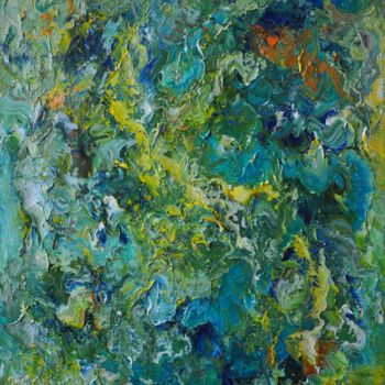 Картина под названием "Oil painting "Energ…" - Olga Nikanchikova, Подлинное произведение искусства, Масло