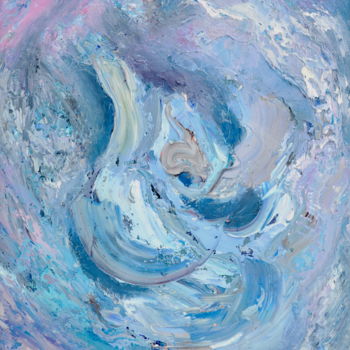 Картина под названием "Oil painting"Еnergy…" - Olga Nikanchikova, Подлинное произведение искусства, Масло