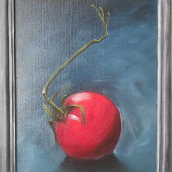 Painting titled "Tomato" by Olga Kaszkur, Original Artwork, Oil