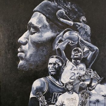 Pintura intitulada "Achieve_King James" por Olga Shelkovaja, Obras de arte originais, Óleo