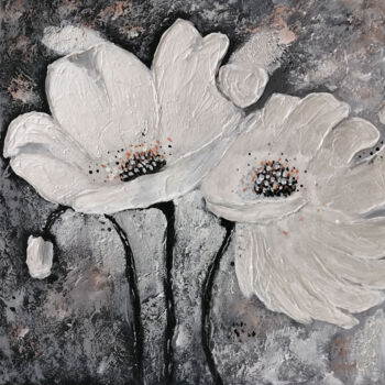 Pintura intitulada "Flowers of tenderne…" por Olga Stupina, Obras de arte originais, Acrílico
