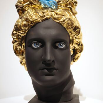 Скульптура под названием "Apollon" - Olga Tobreluts, Подлинное произведение искусства, Керамика