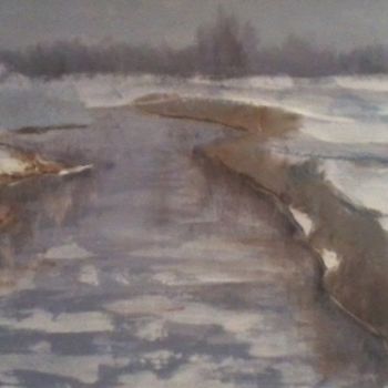 绘画 标题为“Winter” 由Empress Olga Tolstolutskaya, 原创艺术品, 油