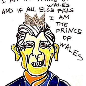 Printmaking titled "Prince of Wales" by Fpi, Original Artwork