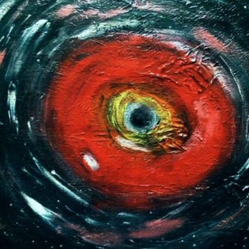 Painting titled "Black hole No. 1" by Fpi, Original Artwork