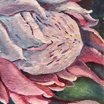 Peinture intitulée "Protea" par Olga Volna, Œuvre d'art originale, Huile