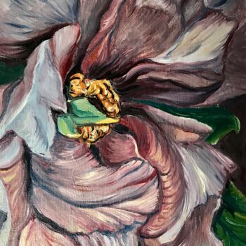 Картина под названием "Wild Rose's Blossoms" - Olga Volna, Подлинное произведение искусства, Масло