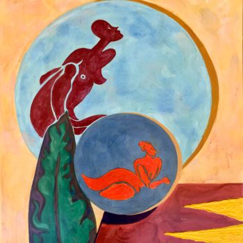Pittura intitolato "Resiliencia" da Olga Laray, Opera d'arte originale, Acrilico