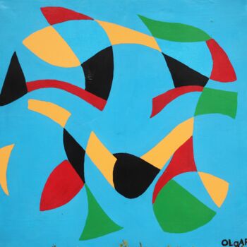 Painting titled "Aranui" by Olgar, Original Artwork, Acrylic