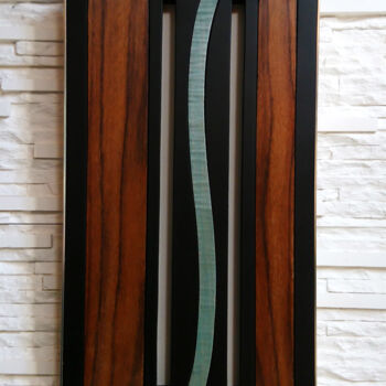 Sculpture intitulée "Palissandre et Syco…" par Olhā • Wood Art, Œuvre d'art originale, Bois