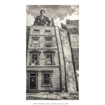 Digitale Kunst getiteld "Oscar Wilde" door Oli Romanelli (Olir), Origineel Kunstwerk, Foto Montage