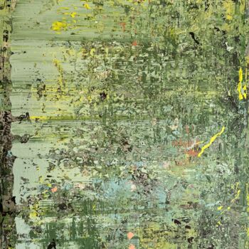 Schilderij getiteld "Wildflowers imprint…" door Olia Blagov, Origineel Kunstwerk, Acryl