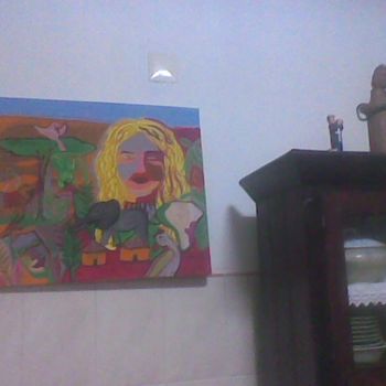 Painting titled "Iniciada" by Olinda Gil, Original Artwork