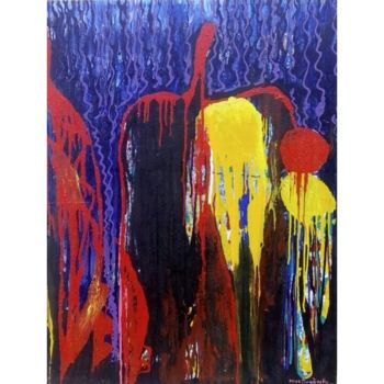 Peinture intitulée "Untitled" par Olisa Nwadiogbu, Œuvre d'art originale, Acrylique