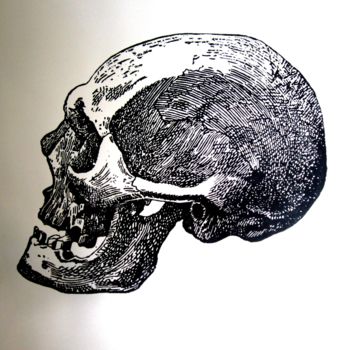 Gravures & estampes intitulée "la mort vous va si…" par Oliv, Œuvre d'art originale, Gravure