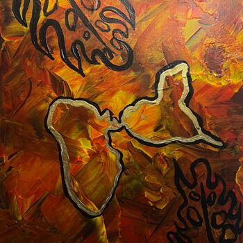 Картина под названием "KARUKERA" - Olivia Emélia J Sloane, Подлинное произведение искусства, Акрил