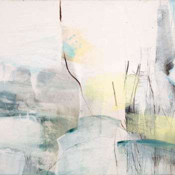 Картина под названием "Pris dans la glace" - Olivia Melchior, Подлинное произведение искусства